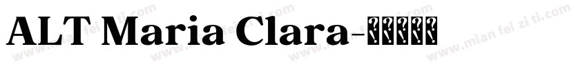 ALT Maria Clara字体转换